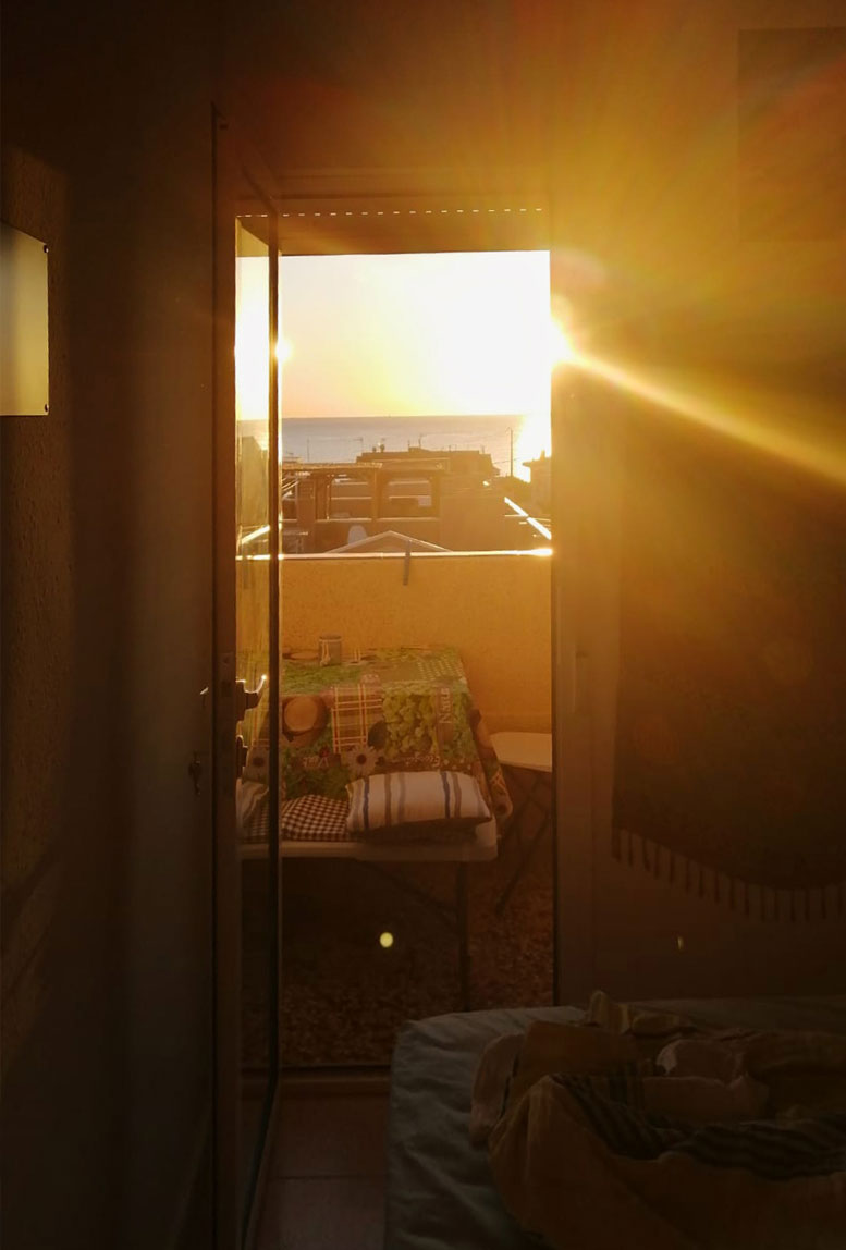 Wohnung-Sonnenaufgang